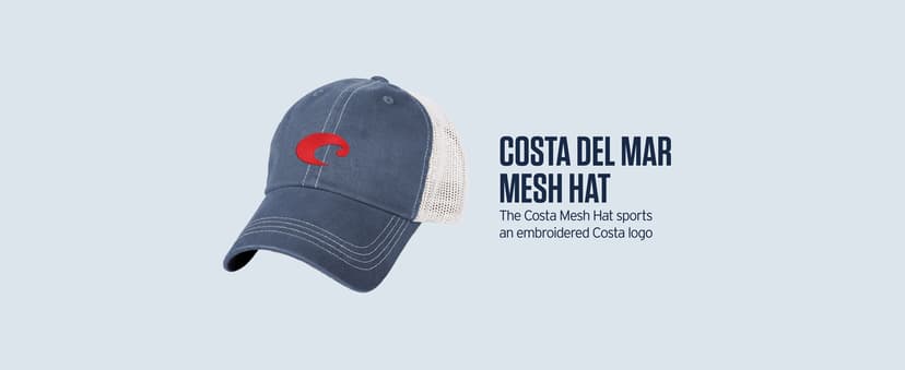 Costa Del Mar Mens Chatham Trucker Hat