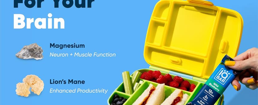 IQBAR Brain and Body Plant Protein Bars - 7 Bar Sampler Variety Pack - Keto, Vegan, Low Carb, High Fiber, Gluten Free, Dairy Free, Low Sugar Snack with Nutrients for Focus, Energy and Meal Replacement