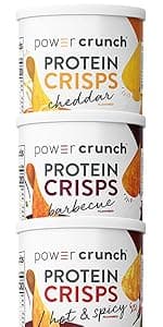 Power Crunch Whey Protein Bars, High Protein Snacks with Delicious Taste, Strawberry Cream, 1.4 Ounce (12 Count)