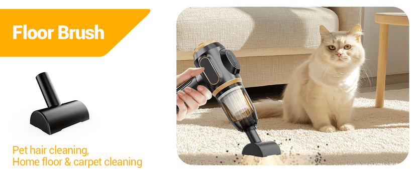 Scstartx Portable Car Vacuum Cordless Mini Handheld Vacuums Cleaner Rechargeable with LCD Display and Multi-Nozzles, High Power Hand held Cleaners for Car, Home, Office, Sofa, Pet Hair,Keyboard