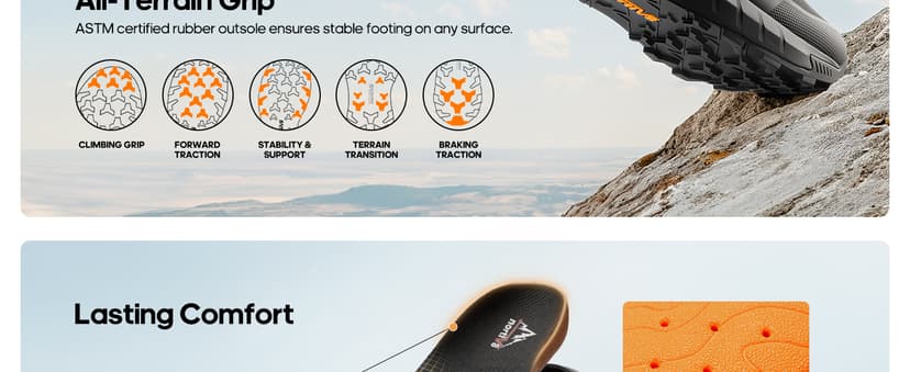 NORTIV 8 Men's Tactical Hiking Lightweight Cushion Sole for Work All Day Side Zipper Motorcycle Combat Military Boot Arch Support 8 Inches Terrascope