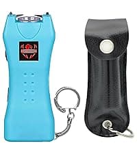 FIGHTSENSE Self Defense Pepper Spray - 1/2 oz Compact Size Maximum Strength Police Grade Formula Best Self Defense Tool for Women W/Leather Pouch Keychain