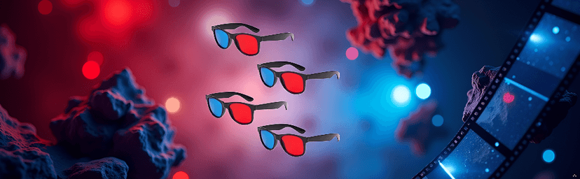 4Pcs Red and Blue 3D Glasses Universal TV Movie Dimensional Video Frame 3D Glasses DVD Game Glass 3D Style Glasses for 3D Movies Games,3D Viewing Glasses,Light Simple Design,Accessories