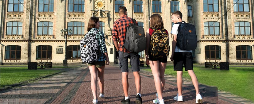 ZORFIN 26L Black Backpack for College, and Travel: Water Resistant Bookbag