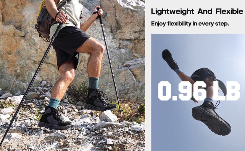 NORTIV 8 Men's Lightweight Military Tactical Work Boots Outdoor Hiking Motorcycle Combat Boots