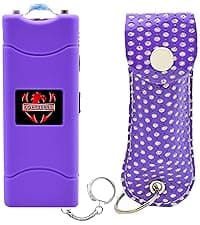 FIGHTSENSE Self Defense Pepper Spray - 1/2 oz Compact Size Maximum Strength Police Grade Formula Best Self Defense Tool for Women W/Leather Pouch Keychain