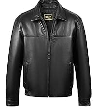 REED Men's Genuine Leather Warm Lined Driving Gloves - Touchscreen Texting Compatible