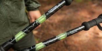Cascade Mountain Tech Lightweight Aircraft-Grade Aluminum Trekking Poles with Extended Down Grip Plus Tip Kit