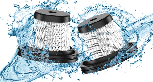 Upbooz Handheld Vacuum Cordless, Car Vacuum with 14000PA Powerful Suction with LED Light, Air Duster 2-in-1,Low Noise Rechargeable Portable Mini Vacuum Cleaner for Car Home Pet Office,Two Gears Black