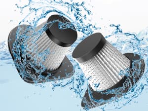 Blestan Car Vacuum - Portable Vacuum Cleaner with 16.4ft Cord, Bag, LED Light & Attachments - DC 12V High Power Small Vacuum, Car Accessories