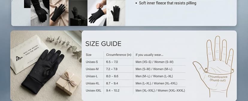 Aerynx Winter Gloves Women Men Cold Weather Touch Screen 3-Layers Liner Glove for Running, Cycling, Biking, Hiking, Driving