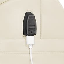 ETRONIK Gym Bag for Women, Personal Item Travel Bag with Shoes Compartment, Weekender Overnight Duffel Bag with Wet Pocket & USB Charging Port, Carry On Bag for Women, Travel, Gym, Weekend (Beige)