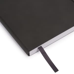 2026 Planner - Weekly and Monthly Planner, Jan 2026 - Dec 2026, Holidays, Contacts and Notes Pages, Vegan Leather Cover, Elastic Closure, 5.5”x8.25”, Grey