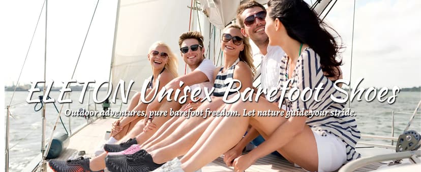 ELETON Hike Barefoot Shoes Womens Men Footwear,Pro-Healthy&Non-Slip Water Shoe for Women Men, Wide Toe Running Shoes Boots Sneakers Unisex