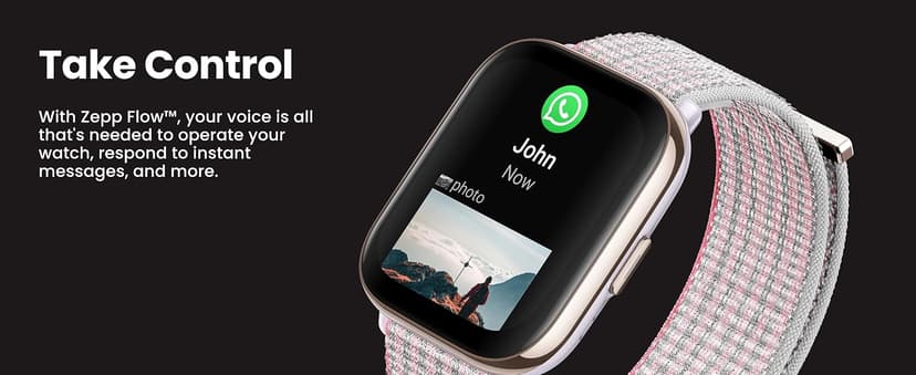 Amazfit Active Smart Watch 42mm, AI Fitness Tracker & Sleep Coach, GPS, Amazon Alexa Built-in, Bluetooth, 14-Day Battery, 120+ Sports Modes, Android & iPhone, Petal Pink