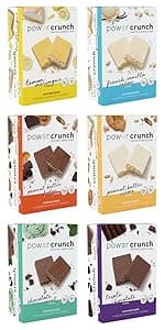 Power Crunch Whey Protein Bars, High Protein Snacks with Delicious Taste, Strawberry Cream, 1.4 Ounce (12 Count)