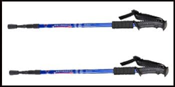 Aihoye Hiking Trekking Poles, 2 Pack Collapsible, Lightweight, Anti Shock, Walking Sticks, Adjustable Hiking Pole for Men and Women