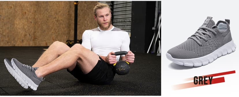 YRLTYO Mens Running Shoes Slip On Tennis Walking Sneakers Workout Athletic Lightweight Casual Sport Shoes