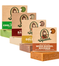 Dr. Squatch 2025 Holiday Bundle - Men's Natural 4 Soap and 4 Deodorant Gift Set - Cold Process Soap with No Harsh Chemicals + Odor-Squatching, Aluminum Free Deodorant