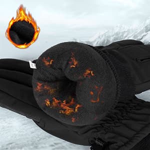 anqier Winter Gloves -30℉ Waterproof Windproof Thermal Touchscreen Gloves for Ski Hiking Running Men and Women