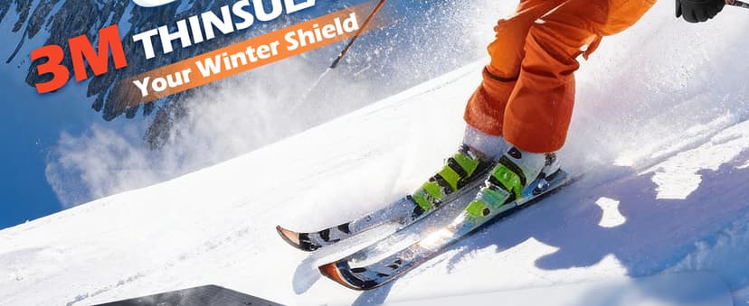 krosa Winter Gloves Men Women Made with 3M Insulation & Plush Lining, -15°F Windproof & Water-Resistant Snow Gloves for Cold Weather, Ski Glove with Reflective Strips & Touchscreen Fingers for Running