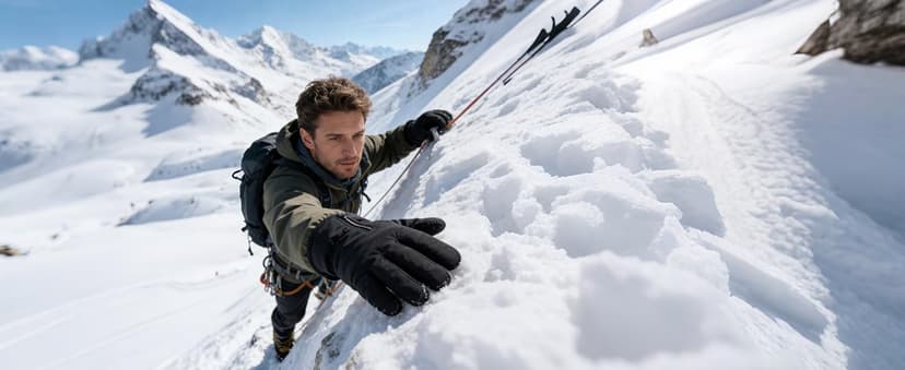 Jeniulet 100% Waterproof Winter Gloves -30℉ Warm Windproof All Fingers Touch Screen Gloves for Men Skiing and Outdoor Work