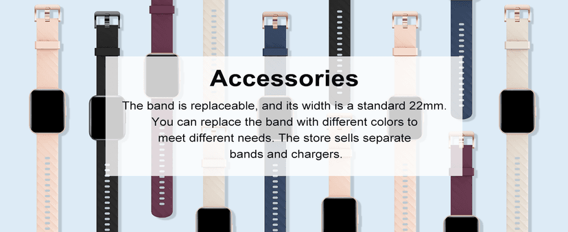 RUIMEN Smart Watches for Women Men (Answer/Make Calls) Compatible with iPhone/Android Phones, 1.85" HD Screen Fitness Tracker Heart Rate Monitor 100+ Sports Tracker Watch Waterproof (Blue)