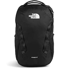 The North Face Vault Everyday Laptop Backpack - Commuter Travel Bag, Water-Repellent Finish, Spacious Compartment, TNF Black-NPF, One Size | Everyday, PFAS Free