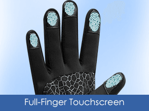 Bruvoalon Winter Gloves for Women & Men, 3M Thermal Insulation, Lycra Fabric, Touchscreen, Anti-Slip