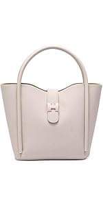 hedexe Genuine Leather Tote Bag for Women: Soft Cowhide Shoulder Handbags for Ladies - Satchel Purse for Travel Work(Large)