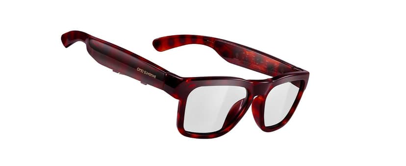 OhO Smart Glasses,Safety Glasses with Bluetooth Speaker,Indoor/Outdoor UV Protection and Voice Control,Unisex(Blue Light Lens)