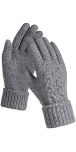 TRENDOUX Winter Gloves for Men Warm: 3M Thinsulate -20℉ Windproof Waterproof Ski Women Glove with Touchscreen Thermal Lining Anti-Slip for Work Cycling Motorcycle Snowboarding