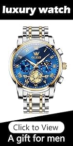 OLEVS Mens Gold Watches Waterproof Stainless Steel Lightweight Watch with Date Classic Luxury Dress Watch for Men Gold White Blue Green Dial