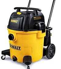 DEWALT DXV06PZ 4 Peak HP Shop Vacuums Wet/Dry, 6 Gallon Poly Wet/Dry Vac, Heavy-Duty Shop Vacuum with Blower Function Yellow+Black