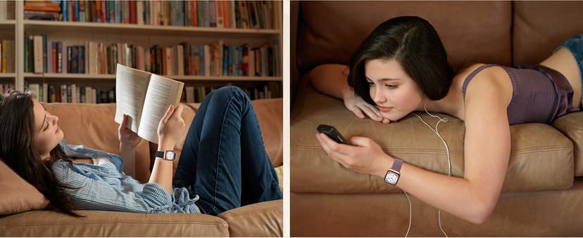 KYISGOS Stretchy Solo Loop Compatible with Apple Watch Band 42mm 41mm 40mm 38mm Women, Nylon Strap with Bling Pearl and Diamond Buckle for iWatch Series 11 10 9 8 7 6 5 4 3 2 1 SE (Black/Rose Gold)