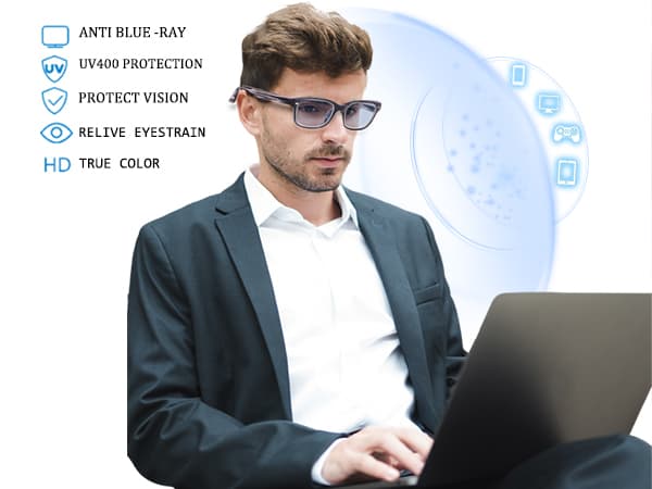 BLOEXCLU 6 Pack Reading Glasses for Women Men Blue Light Blocking Spring Hinge Computer Readers, Anti Eyestrain/Glare