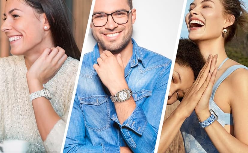 Lightweight Resin Band For Apple Watch Series 11 10 SE 9 8 7 6 5 4 3 2 1 Ultra 3 2, Fashion Adjustable Replacement Strap for iWatch Bands 38mm 40mm 41mm 42mm 44mm 45mm 46mm 49mm for Women Men