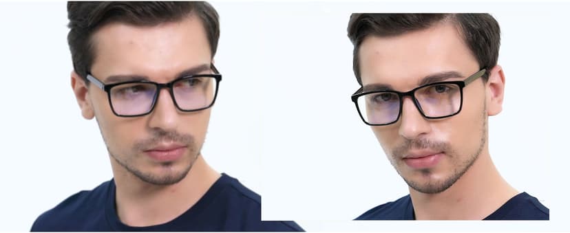 ANDWOOD Blue Light Blocking Glasses Men Women Computer Filter Large Frame Bluelight Blocker Anti Blue Ray Lightweight AR002