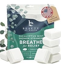 Lavender Shower Steamers Aromatherapy – USA Made with Bergamot Essential Oil, Valentines Day Gifts for Her, Large Shower Tablets for Women & Men, Stress Relief & Relaxing Calming Pamper Gifts