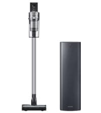 Samsung BESPOKE Jet Cordless Stick Vacuum Cleaner w/ Clean Station, Powerful Multi-Surface Floor Cleaning for Carpet, Hardwood, Tile, 5-Layer Filter, Lightweight, VS20A9580VB/AA, 2023, Midnight Blue