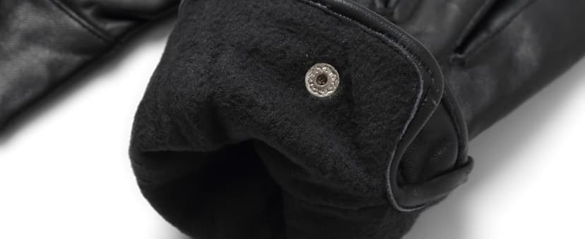 REED Men's Genuine Leather Warm Lined Driving Gloves - Touchscreen Texting Compatible