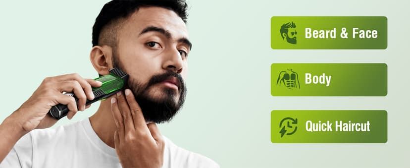 SHPAVVER Beard Trimmer for Men: Vacuum Trimmer for Less Mess -IPX7 Waterproof- Rechargeable Electric Beard Cutting Kit with Adjustable Length Comb-Built-in Vacuum for Mustache -Gift for Men