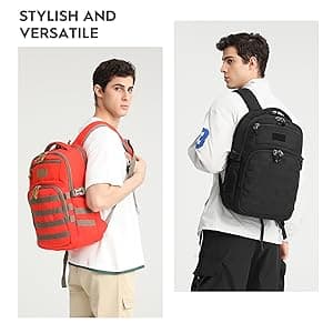 Wotony Military tactical backpack, backpack for men black small tactical assault bag