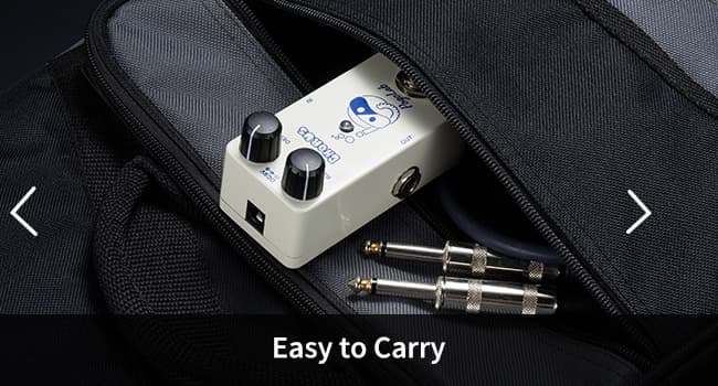 Pogolab Chorus Pedal, Chorus Guitar Pedal, Mini Analog Chorus Pedal, DC 9V, True Bypass for Electric Guitar