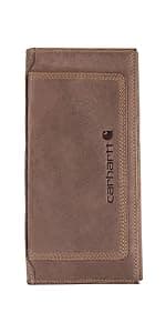 Carhartt Men's Durable Oil Tan Leather Wallets, Available in Multiple Styles