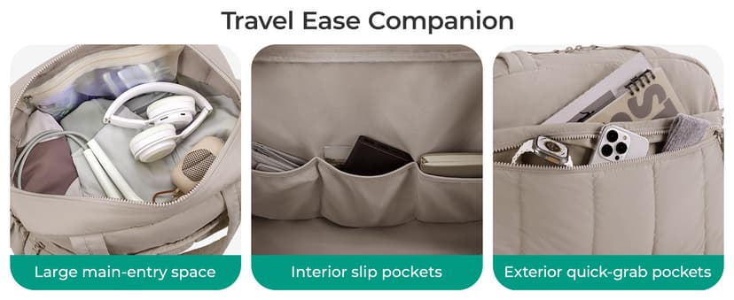 BAGSMART Gym Bag for Women, Duffle Bag for Travel with Wet Pocket, Lightweight Carry on Weekender Duffel, Water Resistant