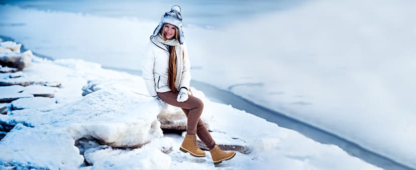 Brykan Winter Hiking Boots Women Waterproof Snow Ankle Booties Work Boots Warm Fur Lined Trekking Shoes Winter Lace up Booties for Women