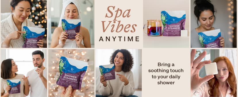 Lavender Shower Steamers Aromatherapy – USA Made with Bergamot Essential Oil, Valentines Day Gifts for Her, Large Shower Tablets for Women & Men, Stress Relief & Relaxing Calming Pamper Gifts