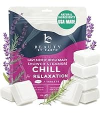 Lavender Shower Steamers Aromatherapy – USA Made with Bergamot Essential Oil, Valentines Day Gifts for Her, Large Shower Tablets for Women & Men, Stress Relief & Relaxing Calming Pamper Gifts