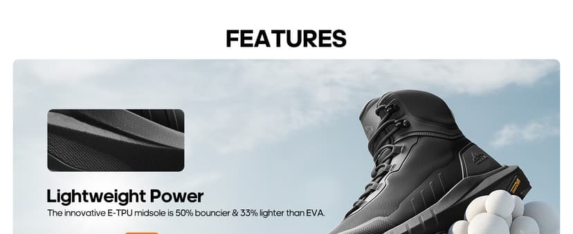 NORTIV 8 Men's Tactical Hiking Lightweight Cushion Sole for Work All Day Side Zipper Motorcycle Combat Military Boot Arch Support 8 Inches Terrascope